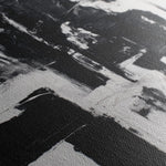 Abstract 1864 Canvas Art 18" x 24" / 45 x 60 cm / Black