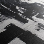 Abstract 1864 Canvas Art 60 x 40 cm / Black