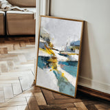 Abstract 1865 Canvas Art 18" x 24" / 45 x 60 cm / Black