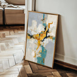 Abstract 1866 Canvas Art 18" x 24" / 45 x 60 cm / Black