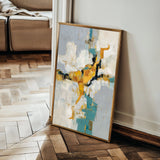 Abstract 1866 Canvas Art 18" x 24" / 45 x 60 cm / Black