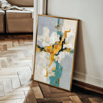 Abstract 1866 Canvas Art 60 x 40 cm / Black