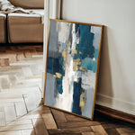 Abstract 1868 Canvas Art 18" x 24" / 45 x 60 cm / Black