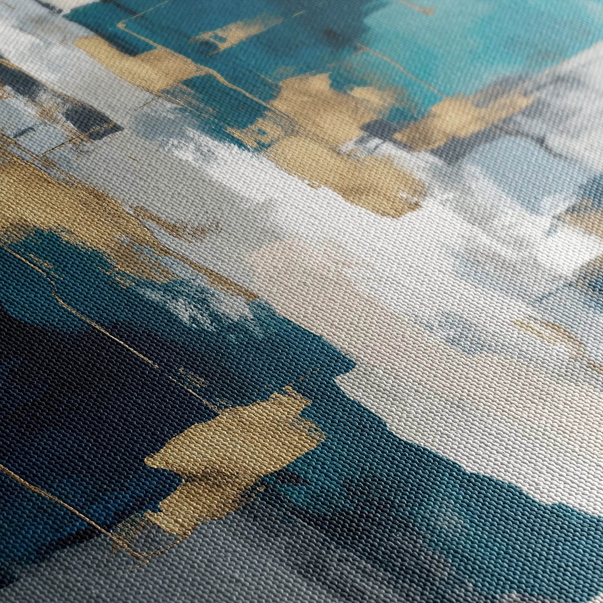 Abstract 1868 Canvas Art 18" x 24" / 45 x 60 cm / Black