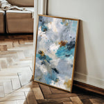 Abstract 1869 Canvas Art 18" x 24" / 45 x 60 cm / Black