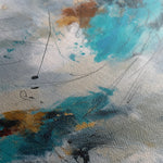 Abstract 1869 Canvas Art 18" x 24" / 45 x 60 cm / Black