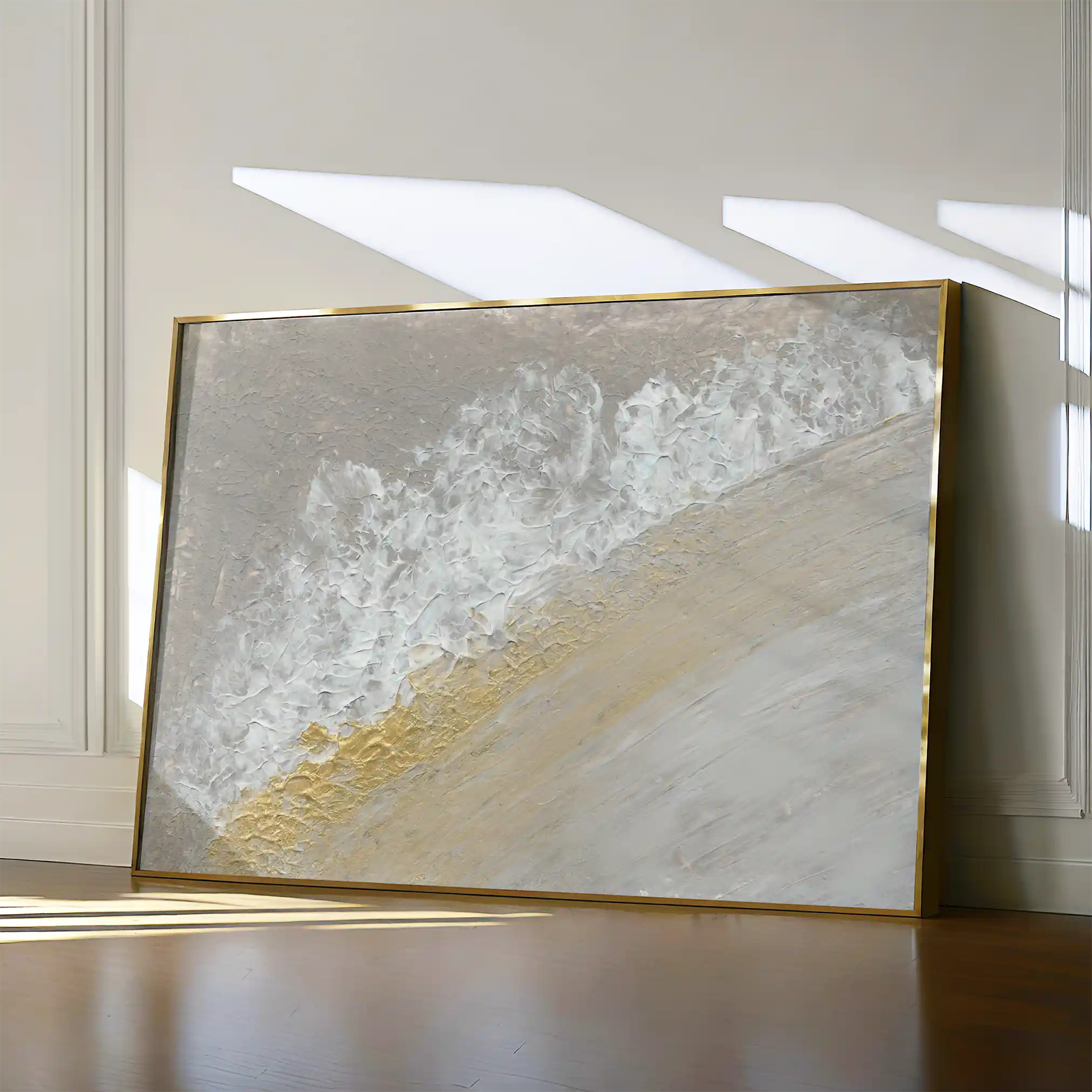 Abstract 187 Canvas Art 18" x 24" / 45 x 60 cm / Black