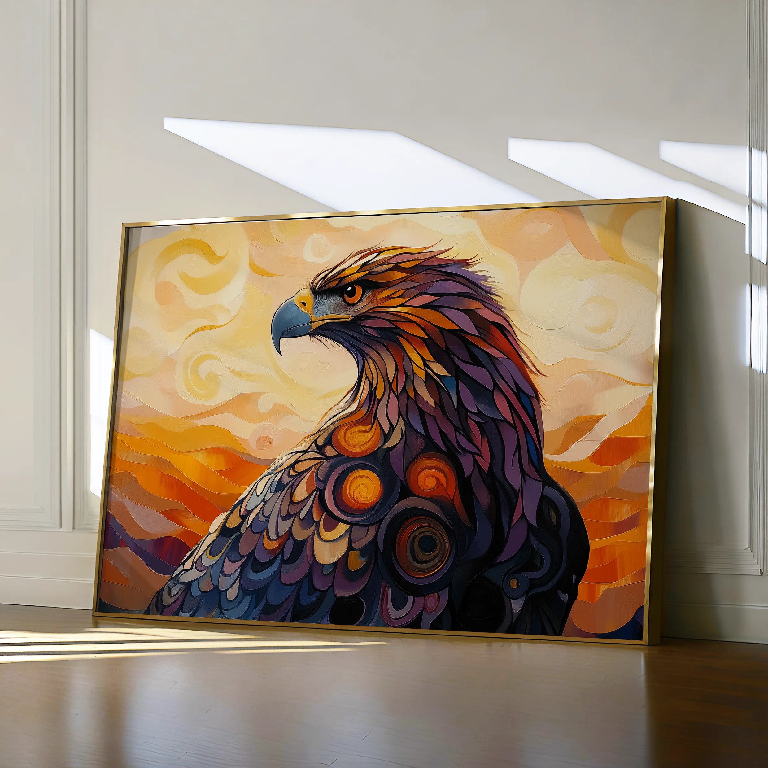 Animals 187 Canvas Art 18" x 24" / 45 x 60 cm / Black