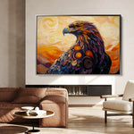 Animals 187 Canvas Art 18" x 24" / 45 x 60 cm / Black