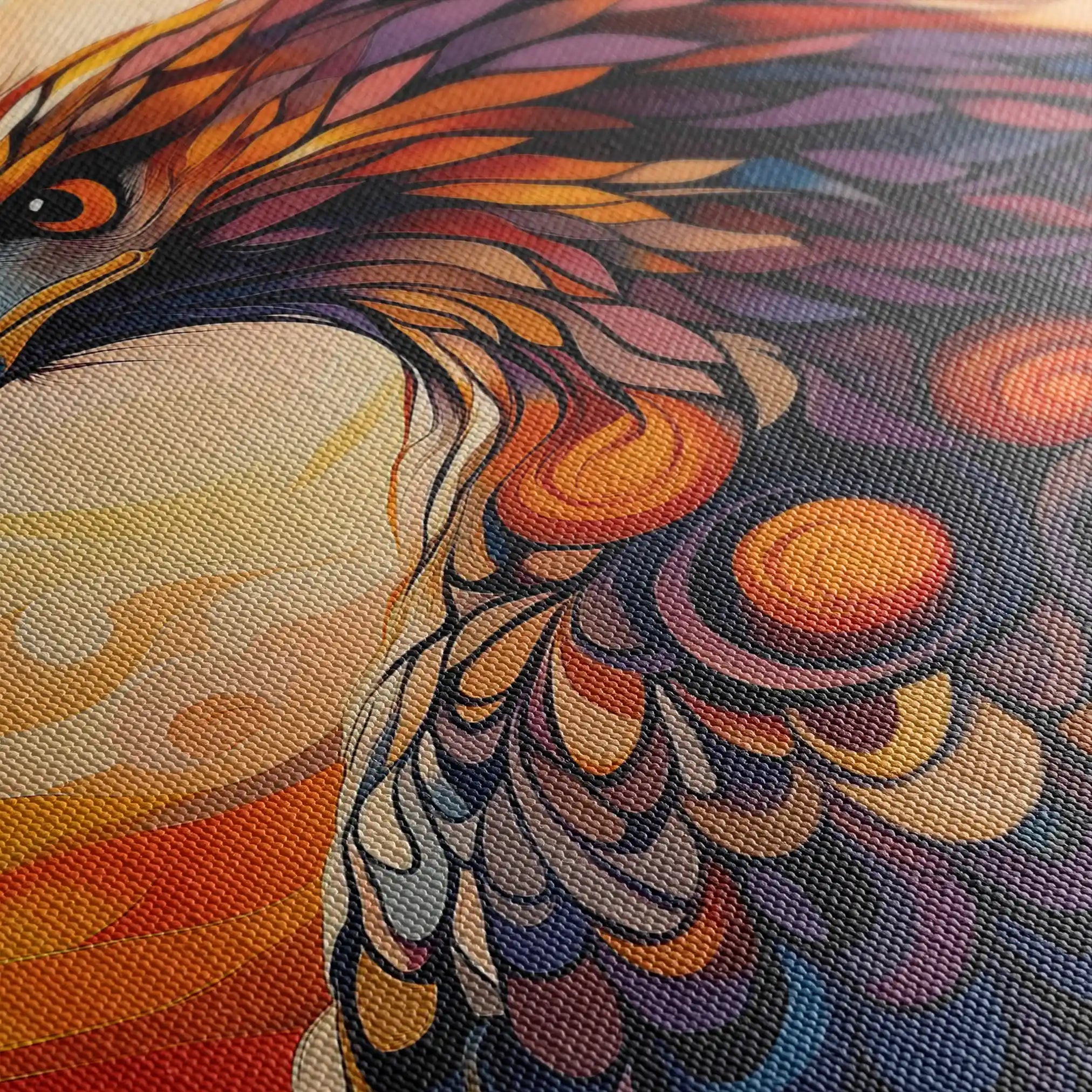 Animals 187 Canvas Art 60 x 40 cm / Black