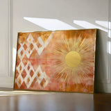 Boho 187 Canvas Art 18" x 24" / 45 x 60 cm / Black