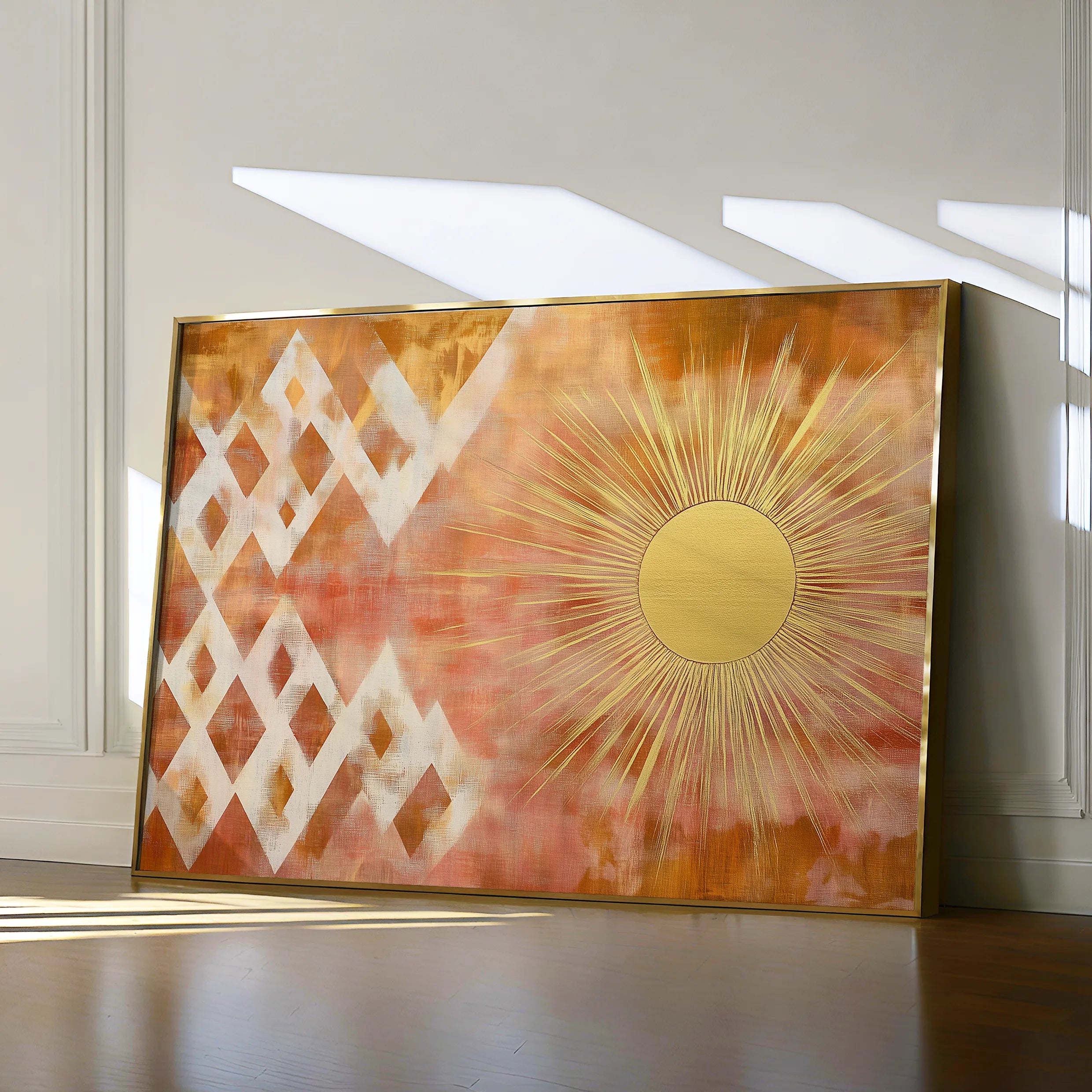 Boho 187 Canvas Art 18" x 24" / 45 x 60 cm / Black
