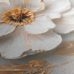 Floral 187 Canvas Art 18" x 24" / 45 x 60 cm / Black