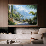 Landscape 187 Canvas Art 18" x 24" / 45 x 60 cm / Black