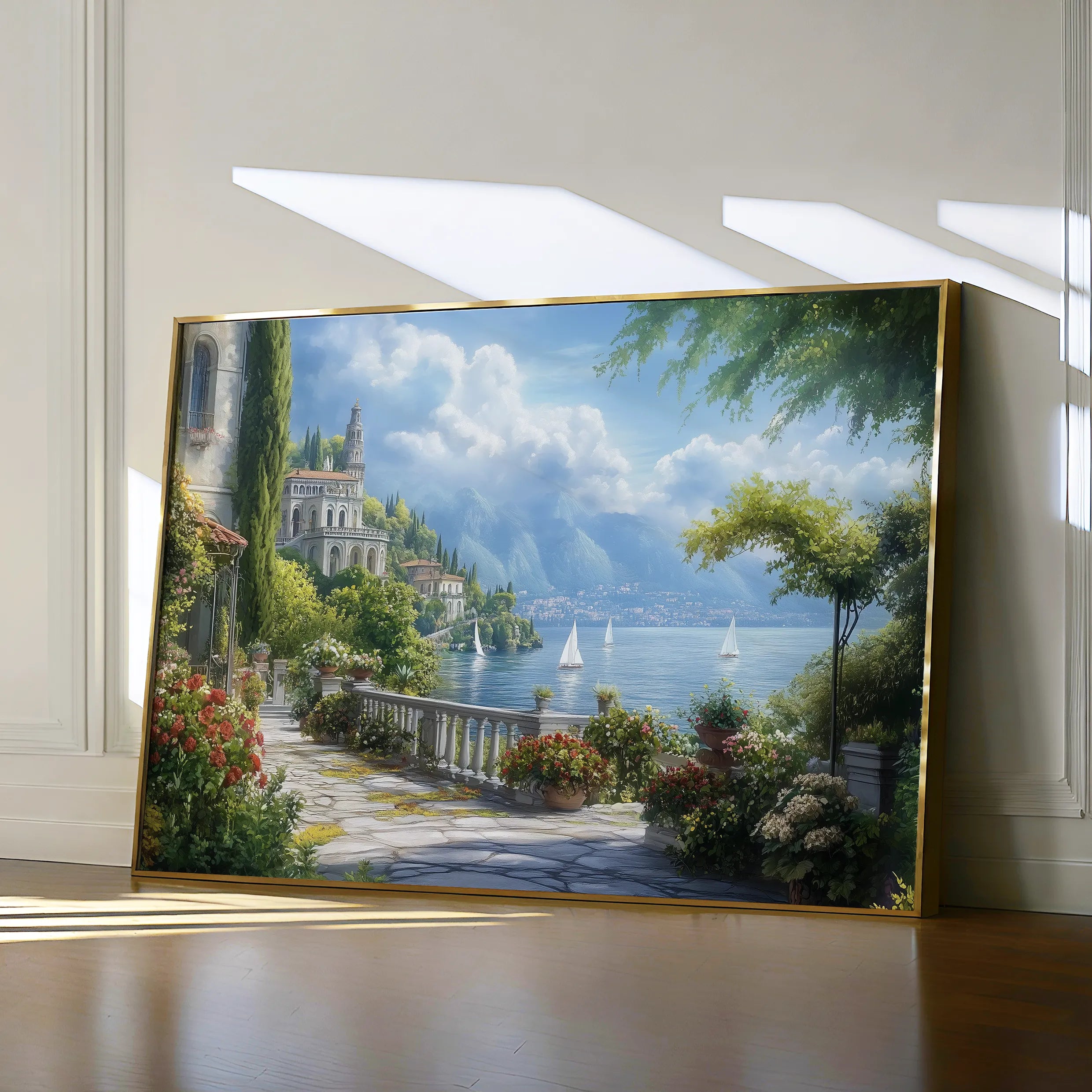 Landscape 187 Canvas Art 18" x 24" / 45 x 60 cm / Black