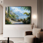 Landscape 187 Canvas Art 18" x 24" / 45 x 60 cm / Black