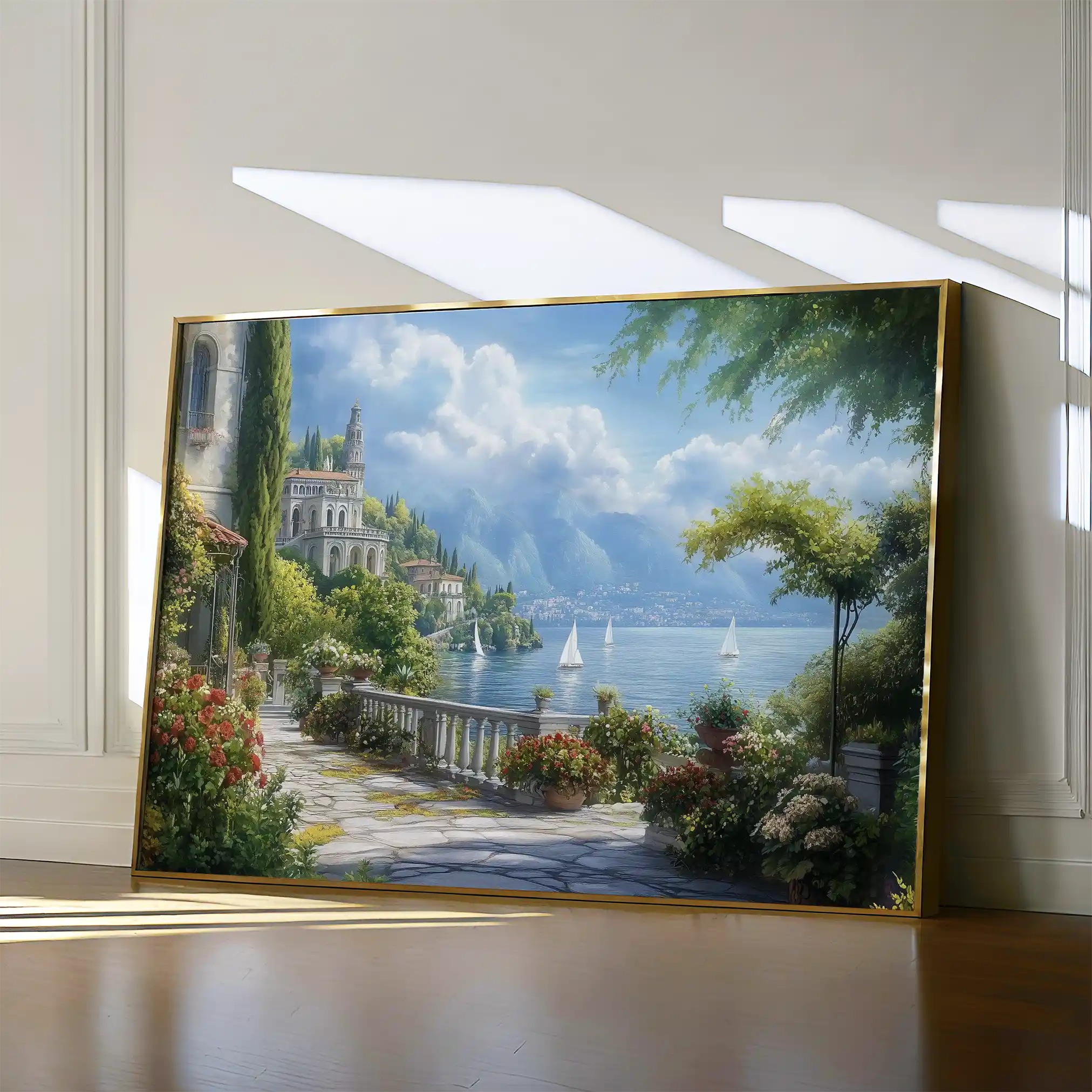 Landscape 187 Canvas Art 60 x 40 cm / Black