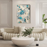 Abstract 1870 Canvas Art 18" x 24" / 45 x 60 cm / Black