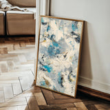 Abstract 1870 Canvas Art 18" x 24" / 45 x 60 cm / Black