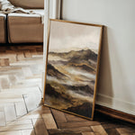 Abstract 1872 Canvas Art 18" x 24" / 45 x 60 cm / Black