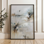 Abstract 1873 Canvas Art 18" x 24" / 45 x 60 cm / Black