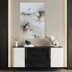Abstract 1873 Canvas Art 18" x 24" / 45 x 60 cm / Black