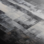 Abstract 1874 Canvas Art 18" x 24" / 45 x 60 cm / Black