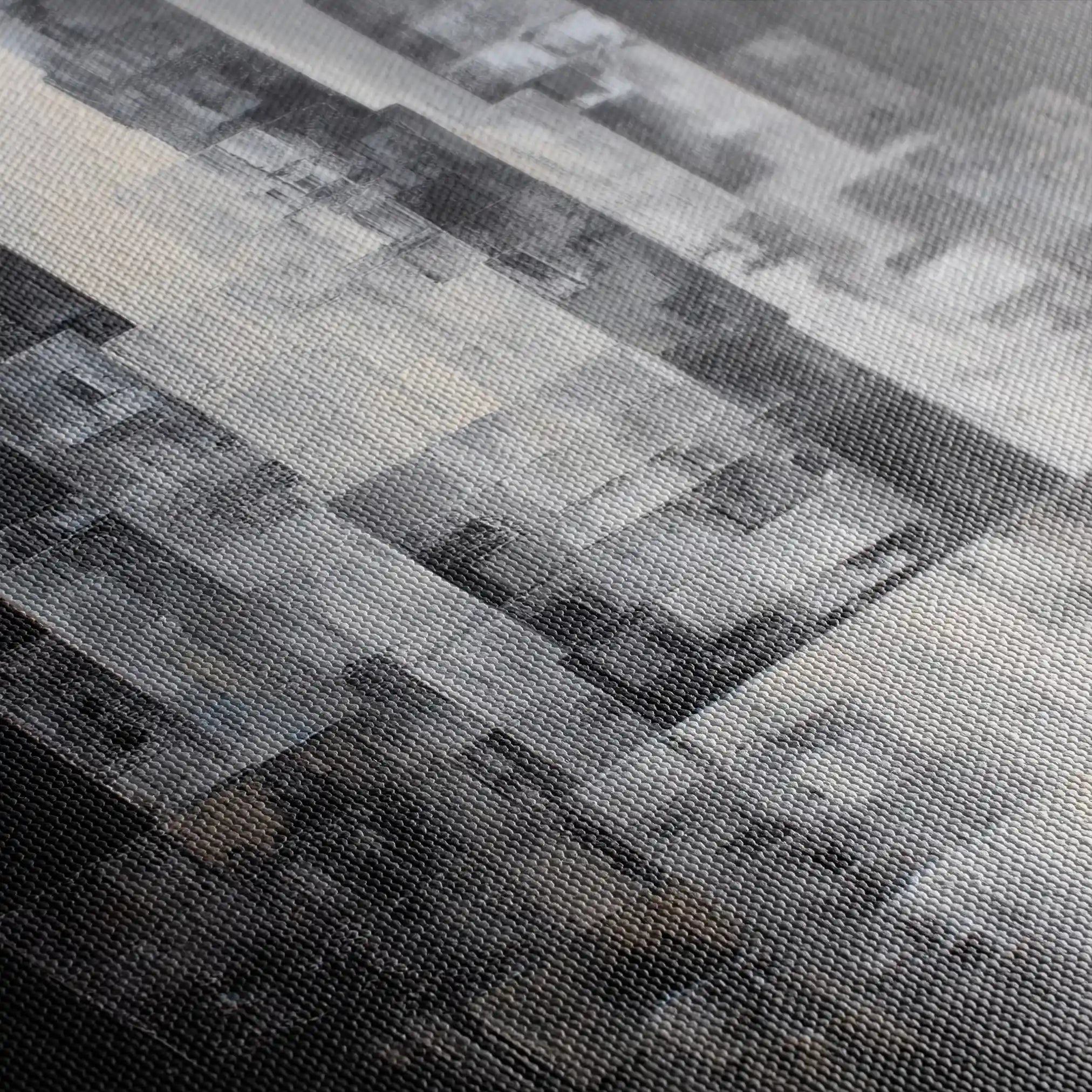 Abstract 1874 Canvas Art 60 x 40 cm / Black