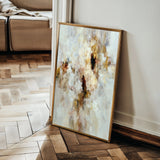 Abstract 1876 Canvas Art 18" x 24" / 45 x 60 cm / Black