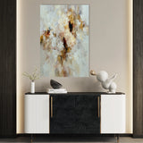 Abstract 1876 Canvas Art 18" x 24" / 45 x 60 cm / Black