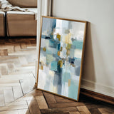 Abstract 1877 Canvas Art 18" x 24" / 45 x 60 cm / Black