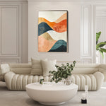 Boho 188 Canvas Art 18" x 24" / 45 x 60 cm / Black
