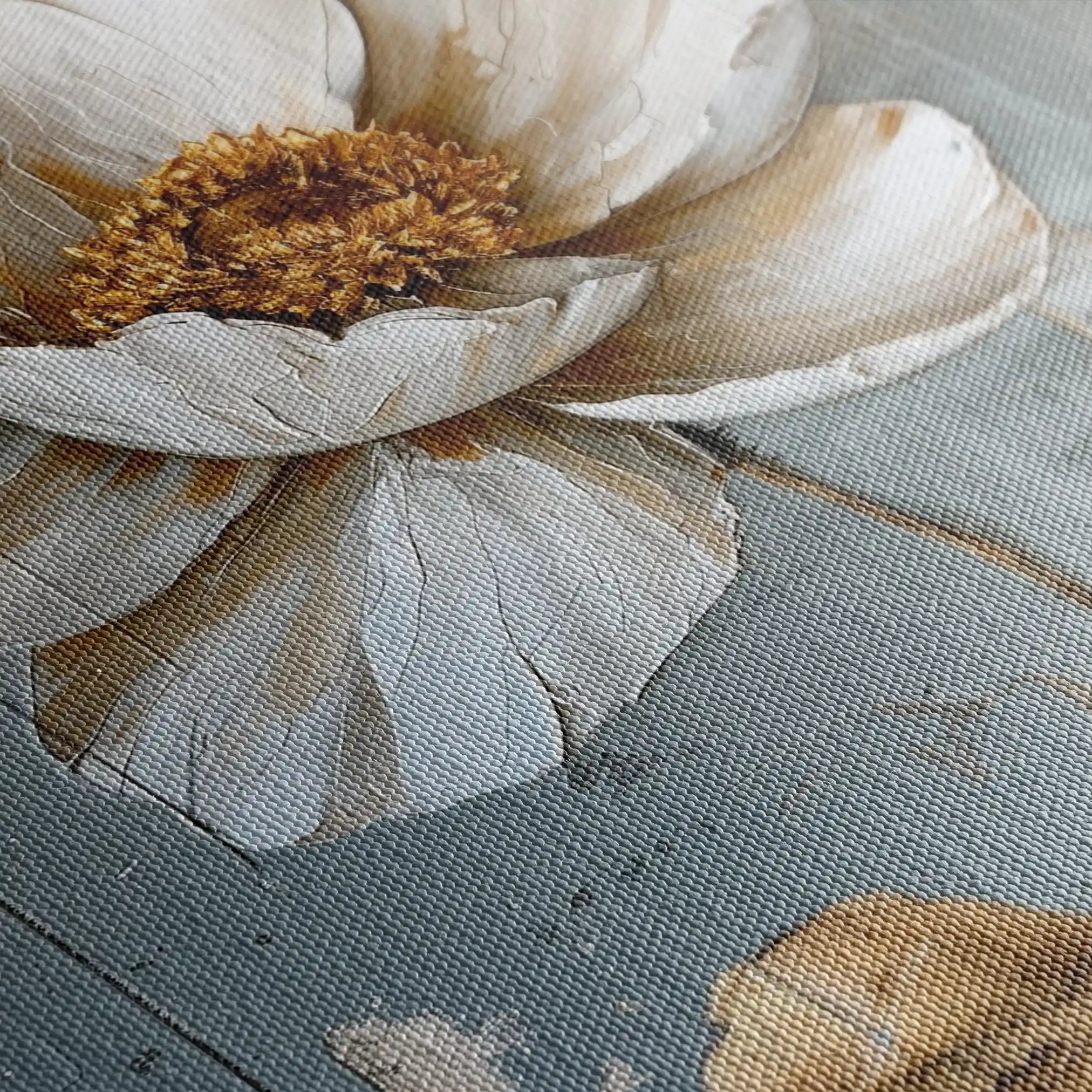 Floral 188 Canvas Art 60 x 40 cm / Black