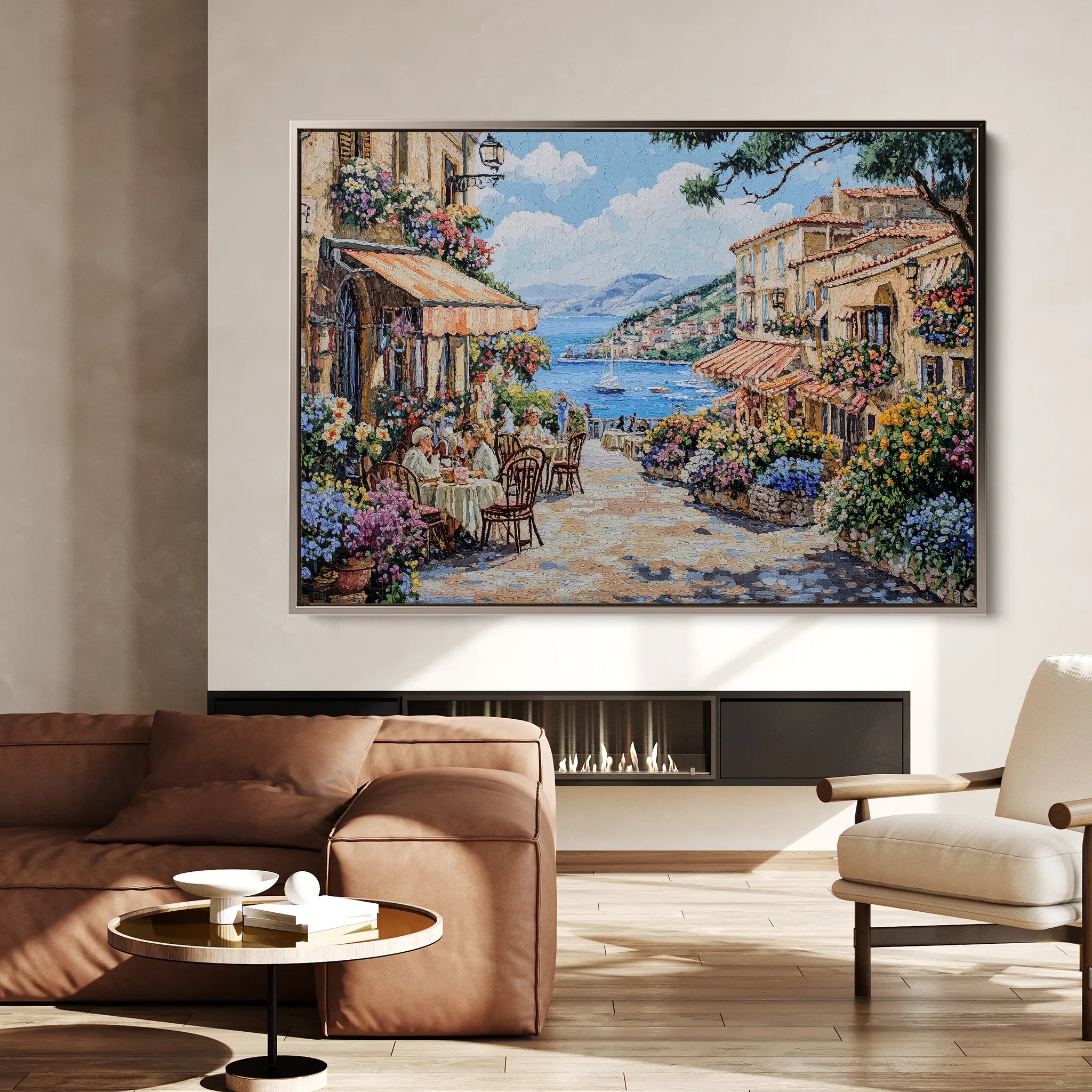 Landscape 188 Canvas Art 18" x 24" / 45 x 60 cm / Black