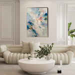 Abstract 1880 Canvas Art 18" x 24" / 45 x 60 cm / Black