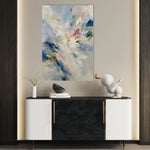 Abstract 1880 Canvas Art 18" x 24" / 45 x 60 cm / Black