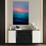 Abstract 1881 Canvas Art 18" x 24" / 45 x 60 cm / Black