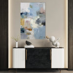 Abstract 1883 Canvas Art 18" x 24" / 45 x 60 cm / Black