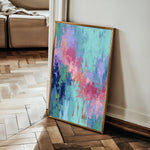 Abstract 1885 Canvas Art 18" x 24" / 45 x 60 cm / Black