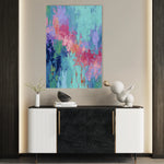 Abstract 1885 Canvas Art 18" x 24" / 45 x 60 cm / Black