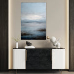 Abstract 1889 Canvas Art 18" x 24" / 45 x 60 cm / Black