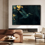 Animals 189 Canvas Art 18" x 24" / 45 x 60 cm / Black