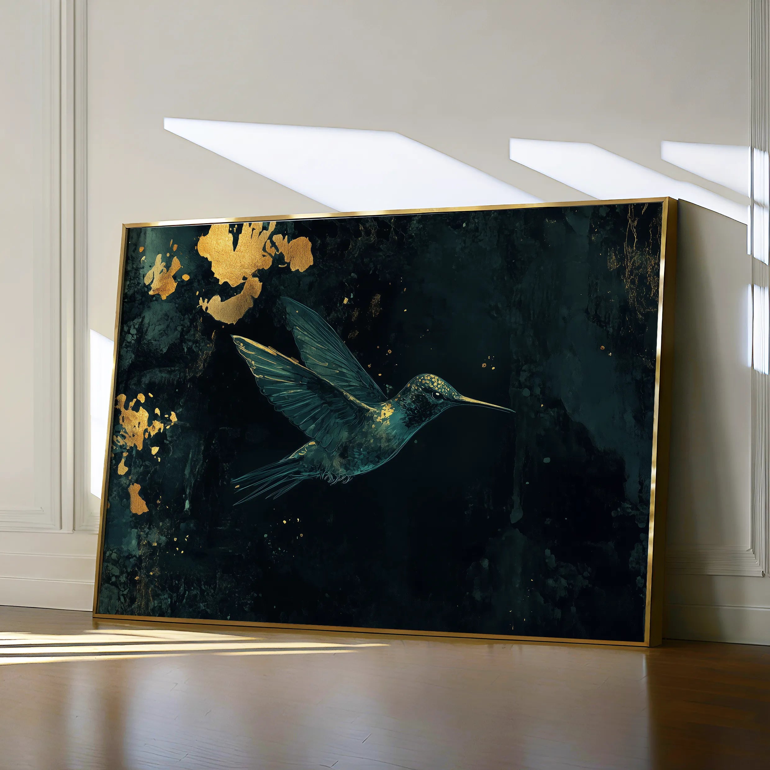 Animals 189 Canvas Art 18" x 24" / 45 x 60 cm / Black