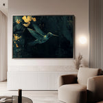 Animals 189 Canvas Art 18" x 24" / 45 x 60 cm / Black