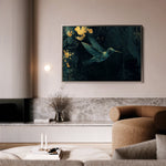 Animals 189 Canvas Art 18" x 24" / 45 x 60 cm / Black