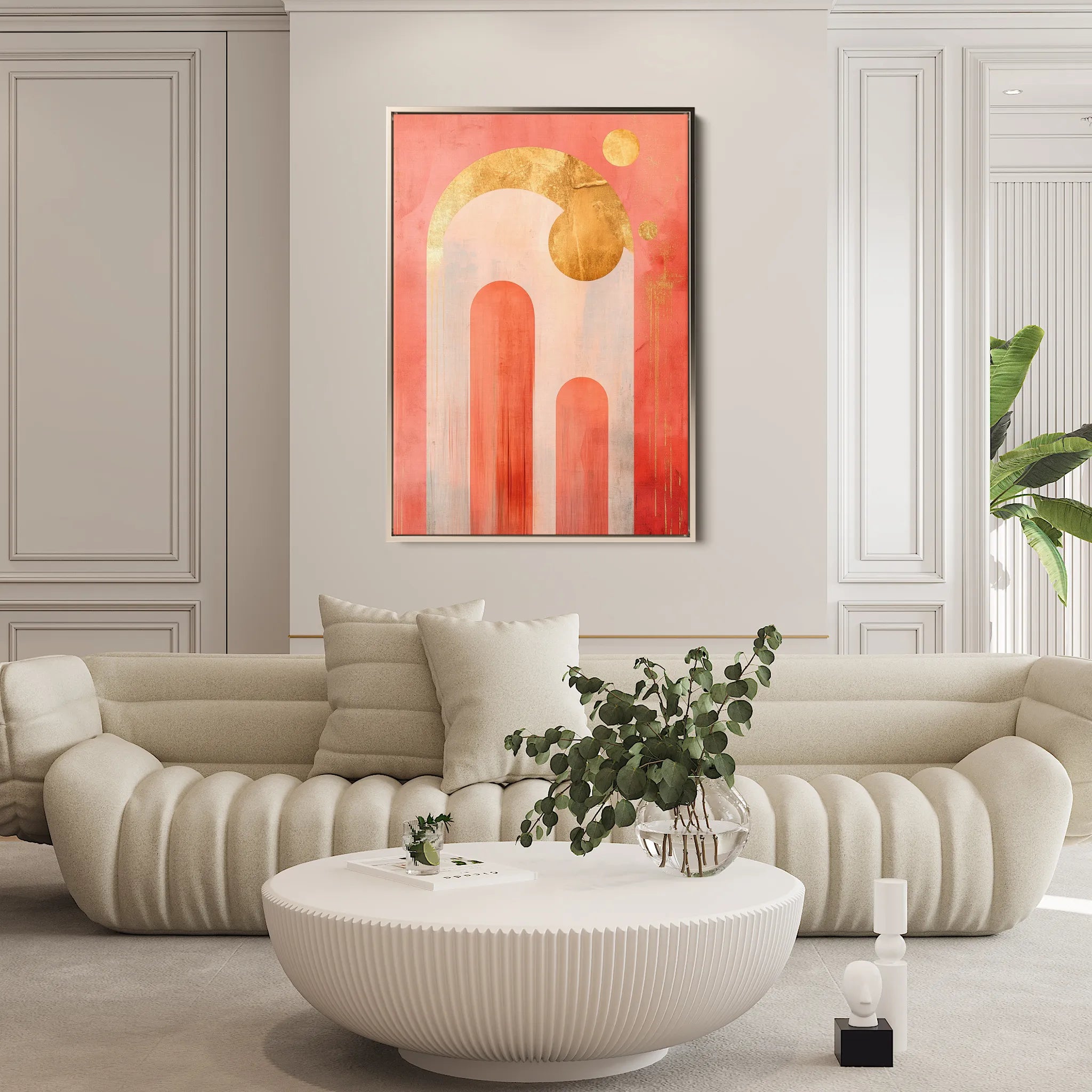 Boho 189 Canvas Art 18" x 24" / 45 x 60 cm / Black