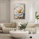 Floral 189 Canvas Art 18" x 24" / 45 x 60 cm / Black