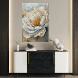 Floral 189 Canvas Art 18" x 24" / 45 x 60 cm / Black