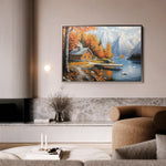 Landscape 189 Canvas Art 18" x 24" / 45 x 60 cm / Black