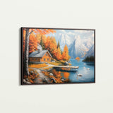 Landscape 189 Canvas Art 18" x 24" / 45 x 60 cm / Black